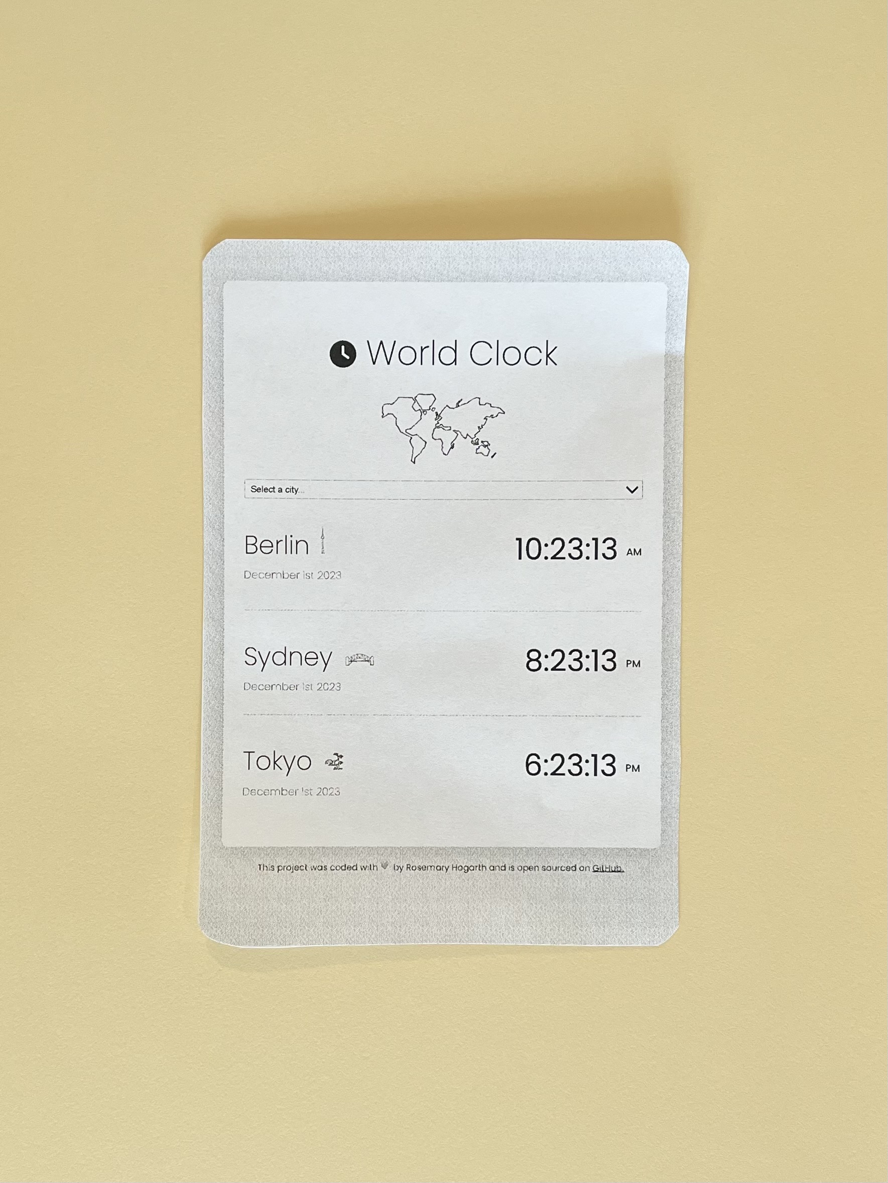 clock app